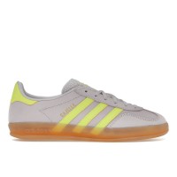 Женские кроссовки adidas Gazelle Indoor Silver Dawn Solar Yellow (W)