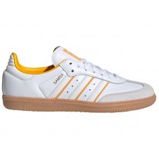 Подростковые кроссовки adidas Samba OG Cloud White Crystal White Crew Yellow (GS)