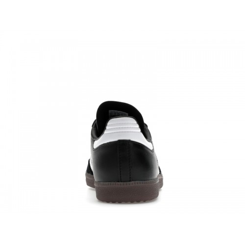 Кроссы adidas Samba Indoor Core Black Cloud White Vivid Red - мужская сетка размеров