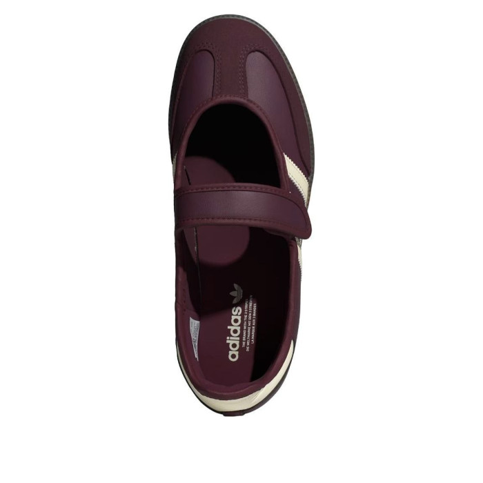 adidas Wmns Samba Mary Jane Maroon Cream White Gold Metallic - женская сетка размеров adidas Wmns Samba Mary Jane Maroon Cream White Gold Metallic - женская сетка размеров