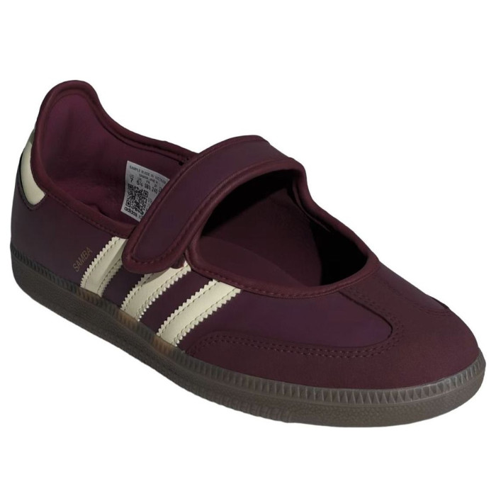 adidas Wmns Samba Mary Jane Maroon Cream White Gold Metallic - женская сетка размеров adidas Wmns Samba Mary Jane Maroon Cream White Gold Metallic - женская сетка размеров