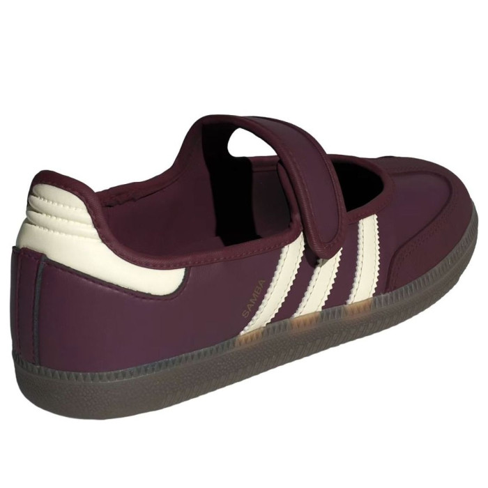adidas Wmns Samba Mary Jane Maroon Cream White Gold Metallic - женская сетка размеров adidas Wmns Samba Mary Jane Maroon Cream White Gold Metallic - женская сетка размеров
