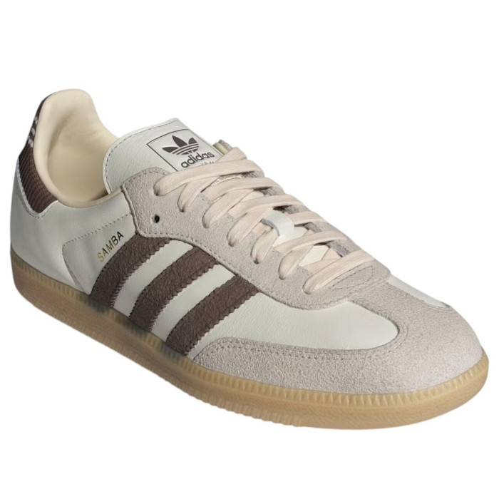 adidas Samba OG Cloud White Earth Strata Gum - мужская сетка размеров adidas Samba OG Cloud White Earth Strata Gum - мужская сетка размеров