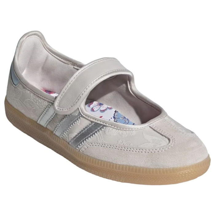 adidas Wmns Samba OG Chalk Pearl Silver Metallic - женская сетка размеров adidas Wmns Samba OG Chalk Pearl Silver Metallic - женская сетка размеров