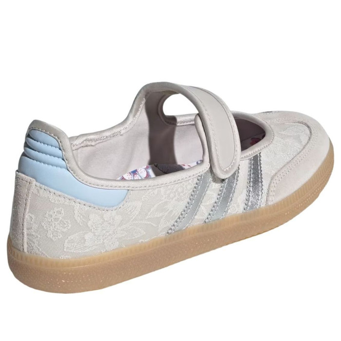 adidas Wmns Samba OG Chalk Pearl Silver Metallic - женская сетка размеров adidas Wmns Samba OG Chalk Pearl Silver Metallic - женская сетка размеров