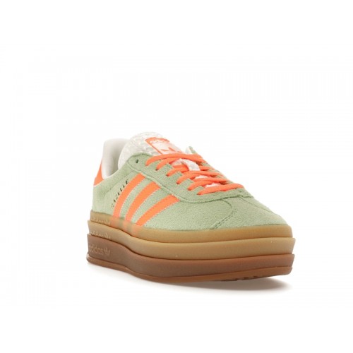 Кроссы adidas Gazelle Bold Semi Green Spark (W) - женская сетка размеров