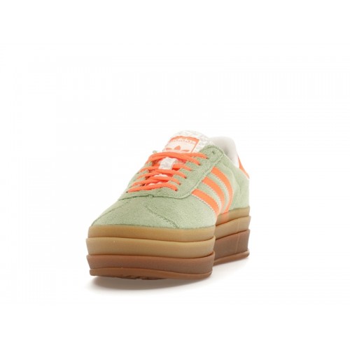 Кроссы adidas Gazelle Bold Semi Green Spark (W) - женская сетка размеров
