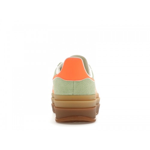Кроссы adidas Gazelle Bold Semi Green Spark (W) - женская сетка размеров