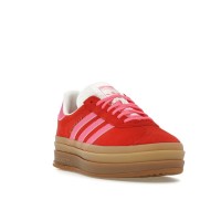 Женские кроссовки adidas Gazelle Bold Collegiate Red Lucid Pink (W)