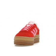 Женские кроссовки adidas Gazelle Bold Collegiate Red Lucid Pink (W)