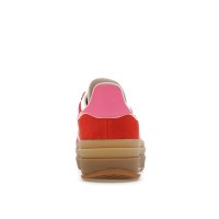 Женские кроссовки adidas Gazelle Bold Collegiate Red Lucid Pink (W)