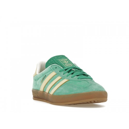 Кроссы adidas Gazelle Indoor Semi Court Green - мужская сетка размеров