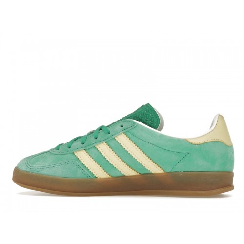 Кроссы adidas Gazelle Indoor Semi Court Green - мужская сетка размеров