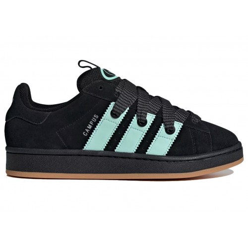 Кроссы adidas Campus 00s Core Black Turqoise - мужская сетка размеров