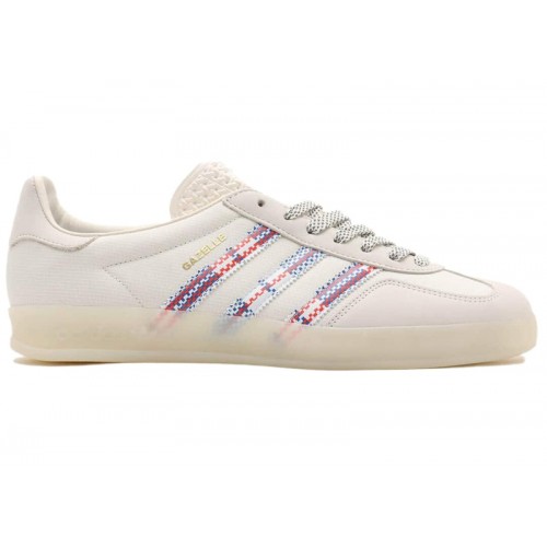 Кроссы adidas Gazelle Indoor ALWAYTH White - мужская сетка размеров