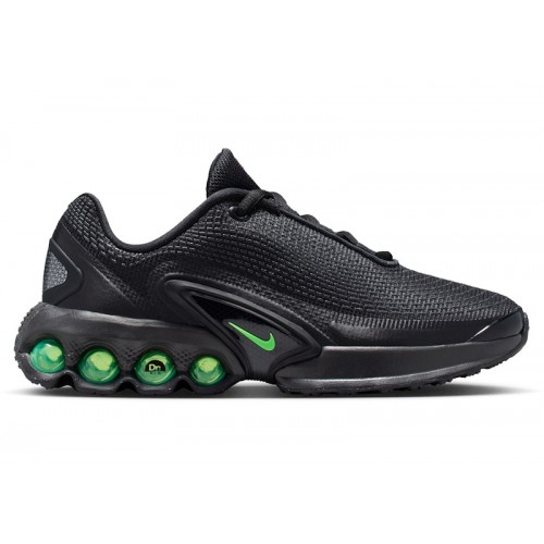 Nike Air Max Dn GS Black/Black/Anthracite/Green Strike - подростковая сетка размеров