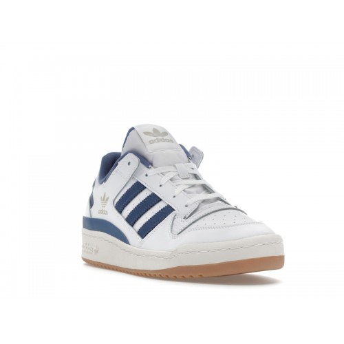 Кроссы adidas Forum Low CL Cloud White Crew Blue - мужская сетка размеров