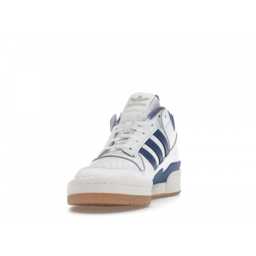 Кроссы adidas Forum Low CL Cloud White Crew Blue - мужская сетка размеров