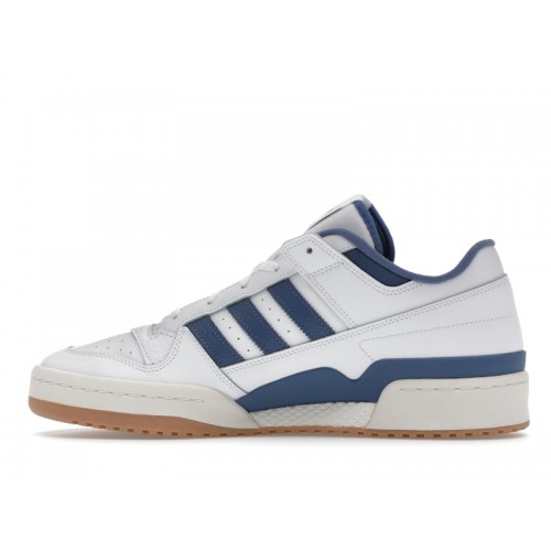 Кроссы adidas Forum Low CL Cloud White Crew Blue - мужская сетка размеров