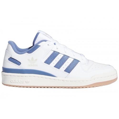 Кроссы adidas Forum Low CL Cloud White Crew Blue - мужская сетка размеров