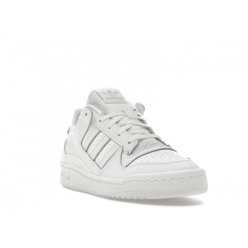 adidas Forum Low CL Core White Cloud White Grey - мужская сетка размеров