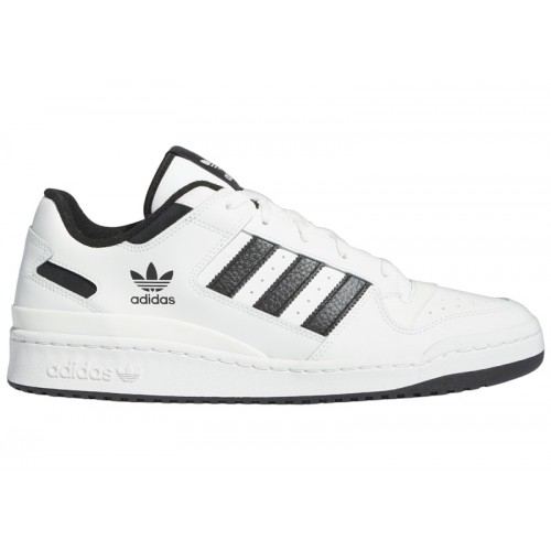 Кроссы adidas Forum Low CL Core White Core Black - мужская сетка размеров