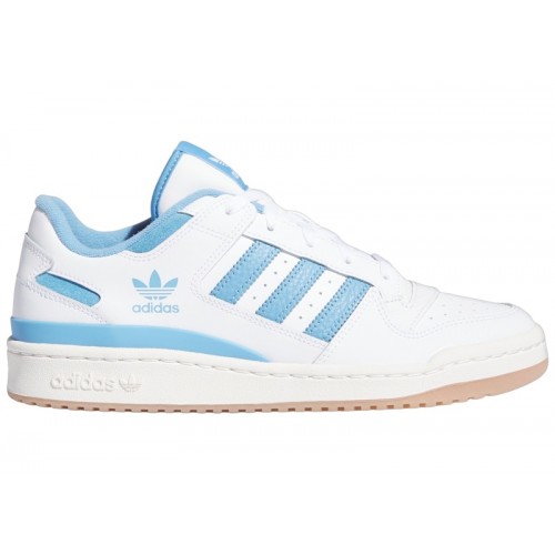 Кроссы adidas Forum Low CL Cloud White Team Light Blue - мужская сетка размеров
