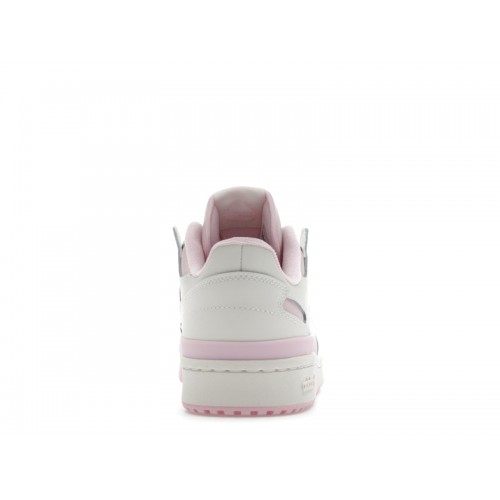 Кроссы adidas Forum Low CL Cloud White Clear Pink (W) - женская сетка размеров