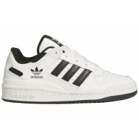Подростковые кроссовки adidas Forum Low CL Core White Core Black (GS)