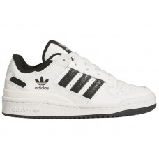 Подростковые кроссовки adidas Forum Low CL Core White Core Black (GS)