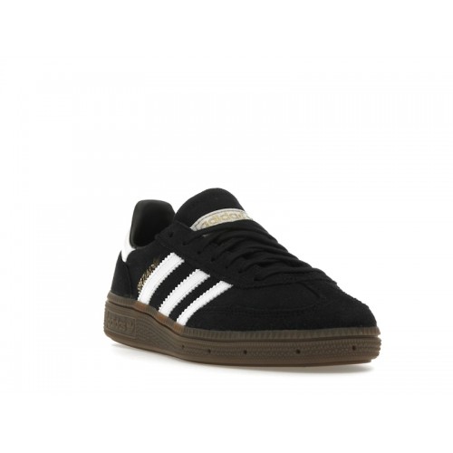 Кроссы adidas Handball Spezial Black White Gum - мужская сетка размеров