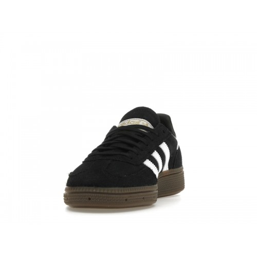 Кроссы adidas Handball Spezial Black White Gum - мужская сетка размеров