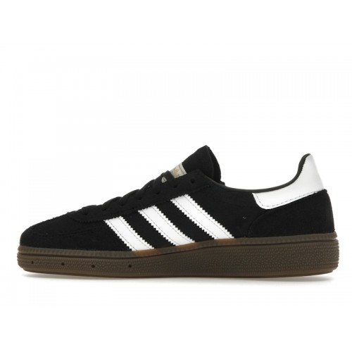 Кроссы adidas Handball Spezial Black White Gum - мужская сетка размеров