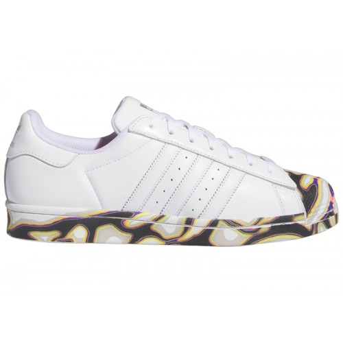 adidas Superstar Pride Pabllo Vittar Cloud White Silver Metallic Core Black - мужская сетка размеров