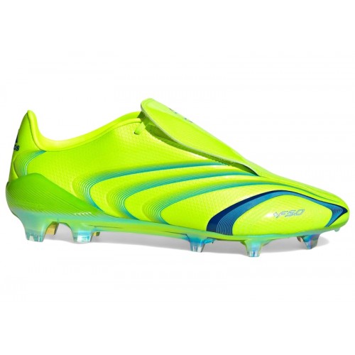 adidas F50 Elite Tunit FG Lucid Lemon Royal Blue - мужская сетка размеров