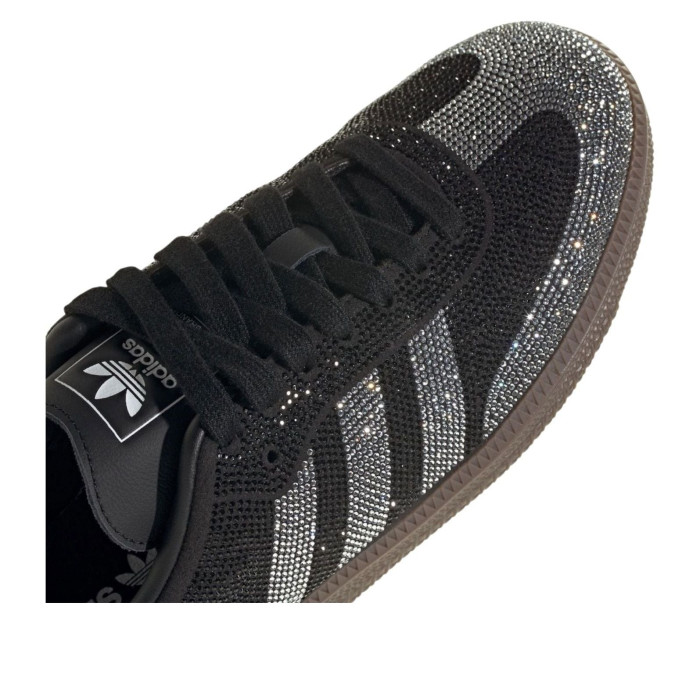 adidas Wmns Samba OG Black Silver Rhinestones - женская сетка размеров adidas Wmns Samba OG Black Silver Rhinestones - женская сетка размеров