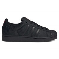 adidas Superstar II Core Black Better Scarlet