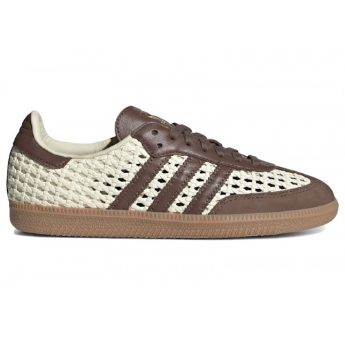 adidas Samba OG Basketweave Cream White Earth Strata (W) - женская сетка размеров