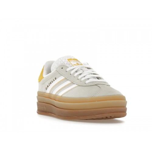 Кроссы adidas Gazelle Bold Ivory Bold Gold (W) - женская сетка размеров