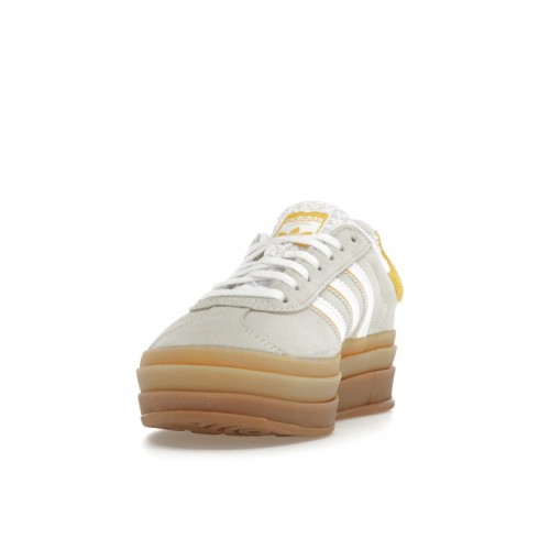 Кроссы adidas Gazelle Bold Ivory Bold Gold (W) - женская сетка размеров