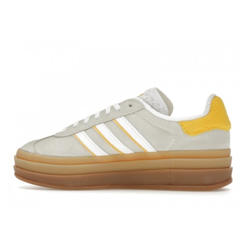 Кроссы adidas Gazelle Bold Ivory Bold Gold (W) - женская сетка размеров