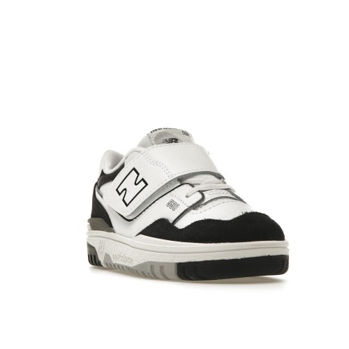 Кроссы New Balance 550 White Black Rain Cloud (TD) - детская сетка размеров