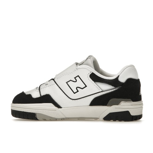 Кроссы New Balance 550 White Black Rain Cloud (TD) - детская сетка размеров