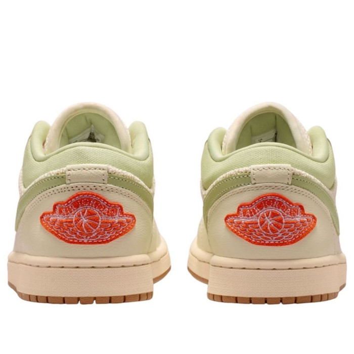 Wmns Air Jordan 1 Low SE Sail Olive Aura Pearl White - женская сетка размеров Wmns Air Jordan 1 Low SE Sail Olive Aura Pearl White - женская сетка размеров