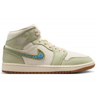 Женские Jordan 1 Mid SE Olive Aura (W)