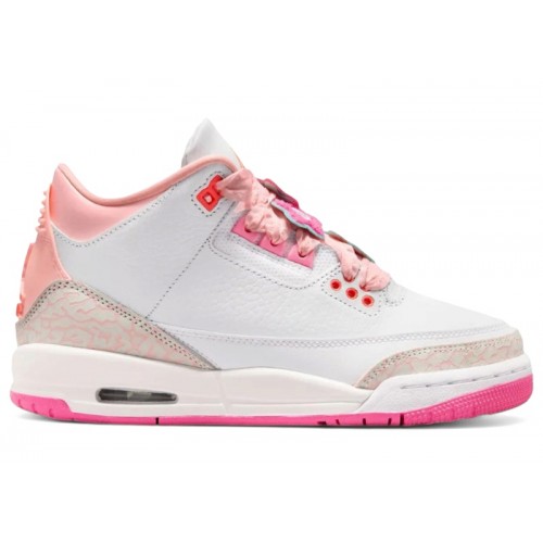 Air Jordan 3 Retro GS Spring Flowers - подростковая сетка размеров