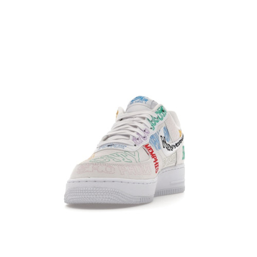Nike Air Force 1 Low World Tour - White - мужская сетка размеров Nike Air Force 1 Low World Tour - White - мужская сетка размеров