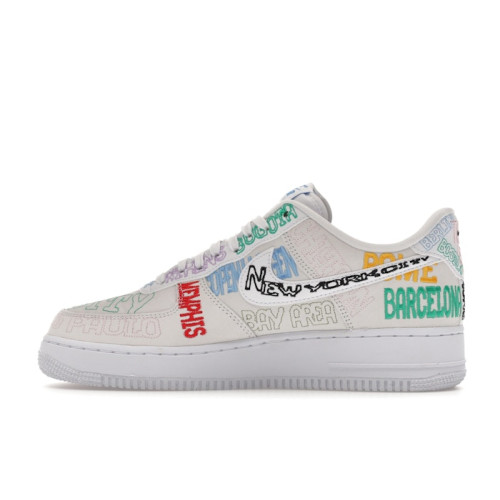 Nike Air Force 1 Low World Tour - White - мужская сетка размеров Nike Air Force 1 Low World Tour - White - мужская сетка размеров