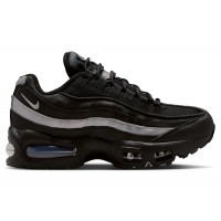 Подростковые Nike Air Max 95 Black White Metallic Silver (GS)