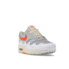 Nike Air Max 1 Patta Waves White Hyper Crimson (With Bracelet)